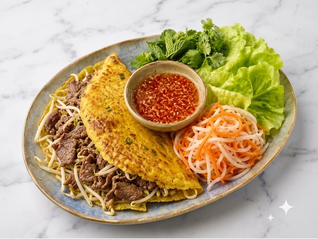 ขนมเบื้องญวนกรอบไส้เนื้อ